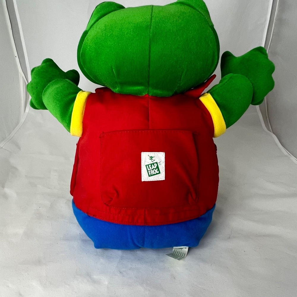 LeapFrog Read And Sing Interactive Plush Frog Learning Toy 2000 Vintage Tested - Picture 2 of 8